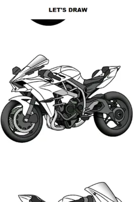 Draw Motorcycles Sport android App screenshot 4